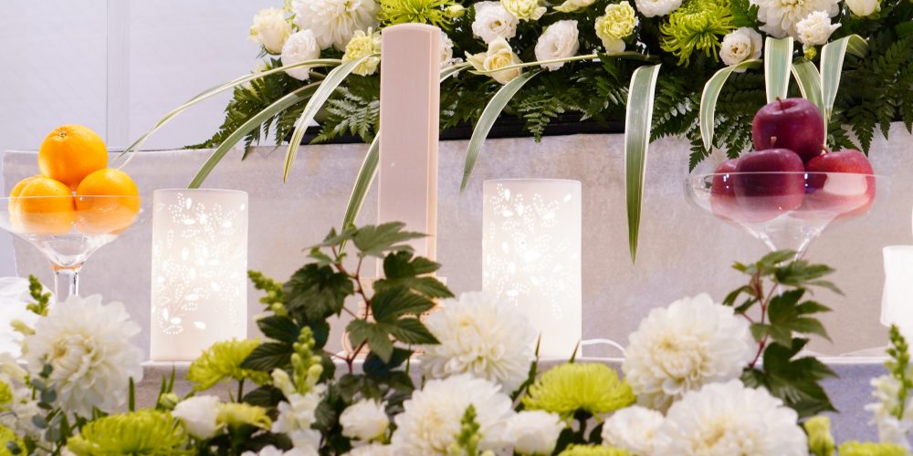 生花祭壇 小ベース4個